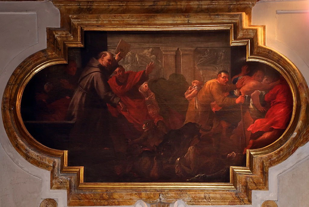 San Giovanni da Capestrano difende il nome di Gesù - Ognissanti, Firenze